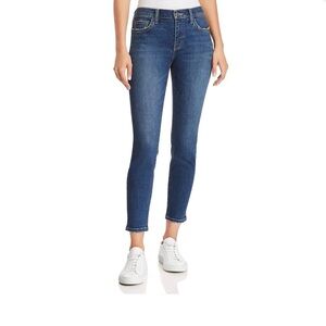 CURRENT/ELLIOTT Women’s Mid-Rise Blue Skinny Jeans - The Stiletto